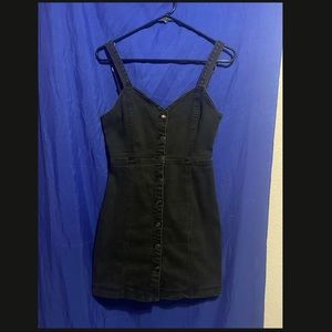 Forever 21 denim black dress